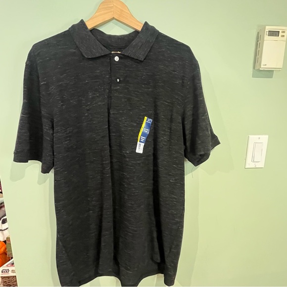 6/$25 George Black Polo Shirt - Picture 2 of 5